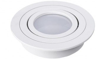 Точечный светильник Rossari Rossari LTP-D012R-01GU10-W