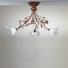 Светильник потолочный 263/3PF Rovere striato V285/00.96/22 IDL Италия  40W 37 см Дуб Orchidea