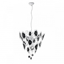 Люстра подвесная 458/6 Black IDL Италия  40W 63 см Белого цвета Vitalis