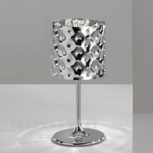Настольная лампа 486/1L steel IDL Италия  40W 30 см Сталь Capitonne