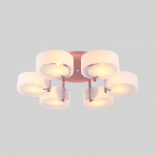 Потолочная люстра HEDDA D73 6 lamps Pink