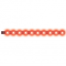 Светодиодная лента  ULS-N21-2835-120LED/m-8mm-IP67-220V-8W/m-50M-RED бобина
