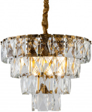 Подвесная люстра Amazone KG1113P-7 brass/clear
