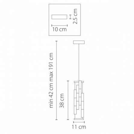 Подвесной светильник Limpio 722030 фото 2