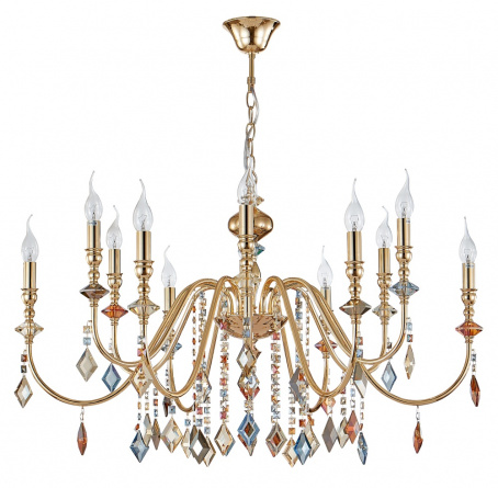 Бра Crystal Lux MERCEDES AP2 GOLD/COLOR фото 5