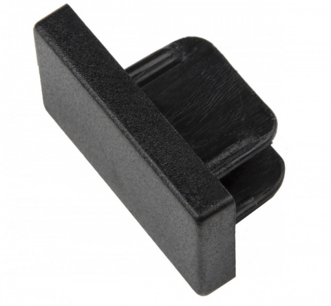 Заглушка  UFB-Q122 C21 BLACK 1 POLYBAG фото 1