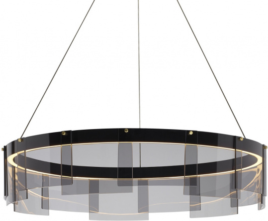 Подвесная люстра Stratos D8825P/L black/smoky фото 1