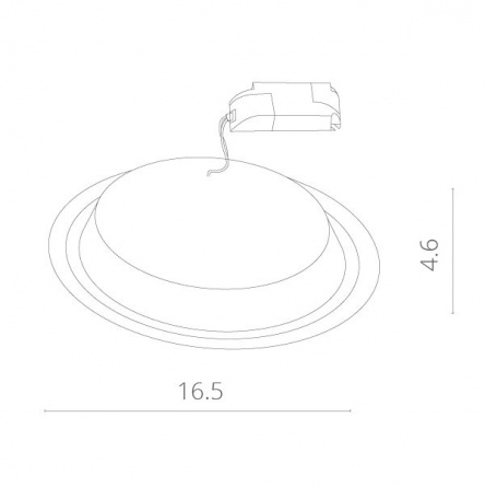 Точечный светильник Uovo A6410PL-1WH фото 2