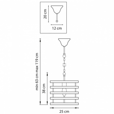 Подвесная люстра Epsilon 735010 фото 2
