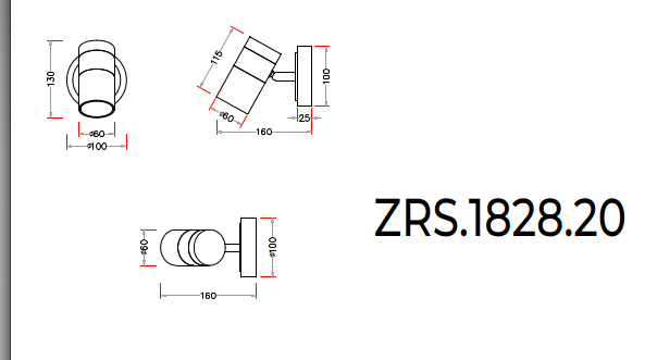 Бра ZORTES TWEENY ZRS.1828.20 Мощность-6Вт Тип лампы:GU10 фото 8