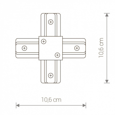 Коннектор Profile X-connector 9190 фото 2