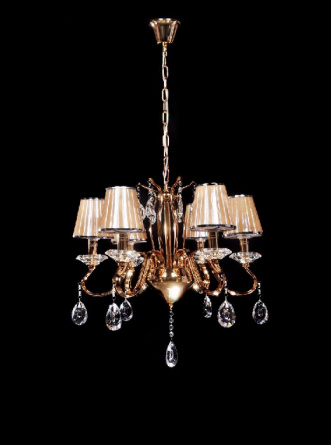 Подвесная люстра Finezzia LDP 9267-6 GD фото 2