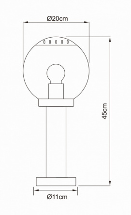 Наземный фонарь Bowle II 3181 фото 2