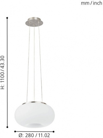 Подвесной светильник Optica 86813 фото 2