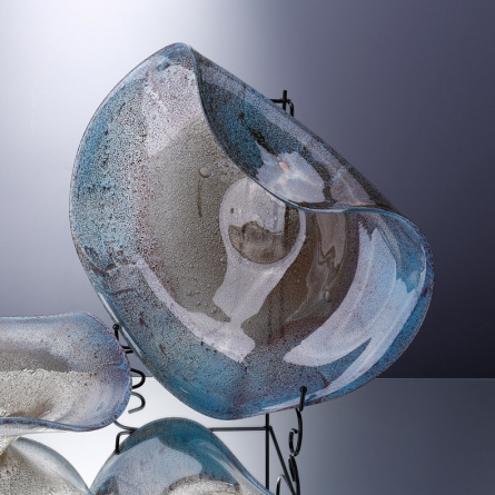 Мебель и интерьер/Вазы Cloyd BOYOMA Vase / шир. 46 см - сер. стекло (арт.50035) фото 2