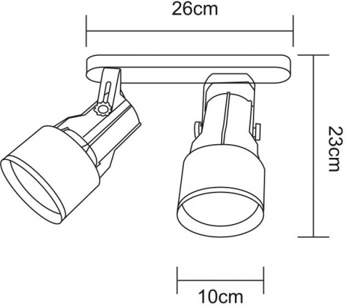 Спот Lyra A6252PL-2WH фото 2